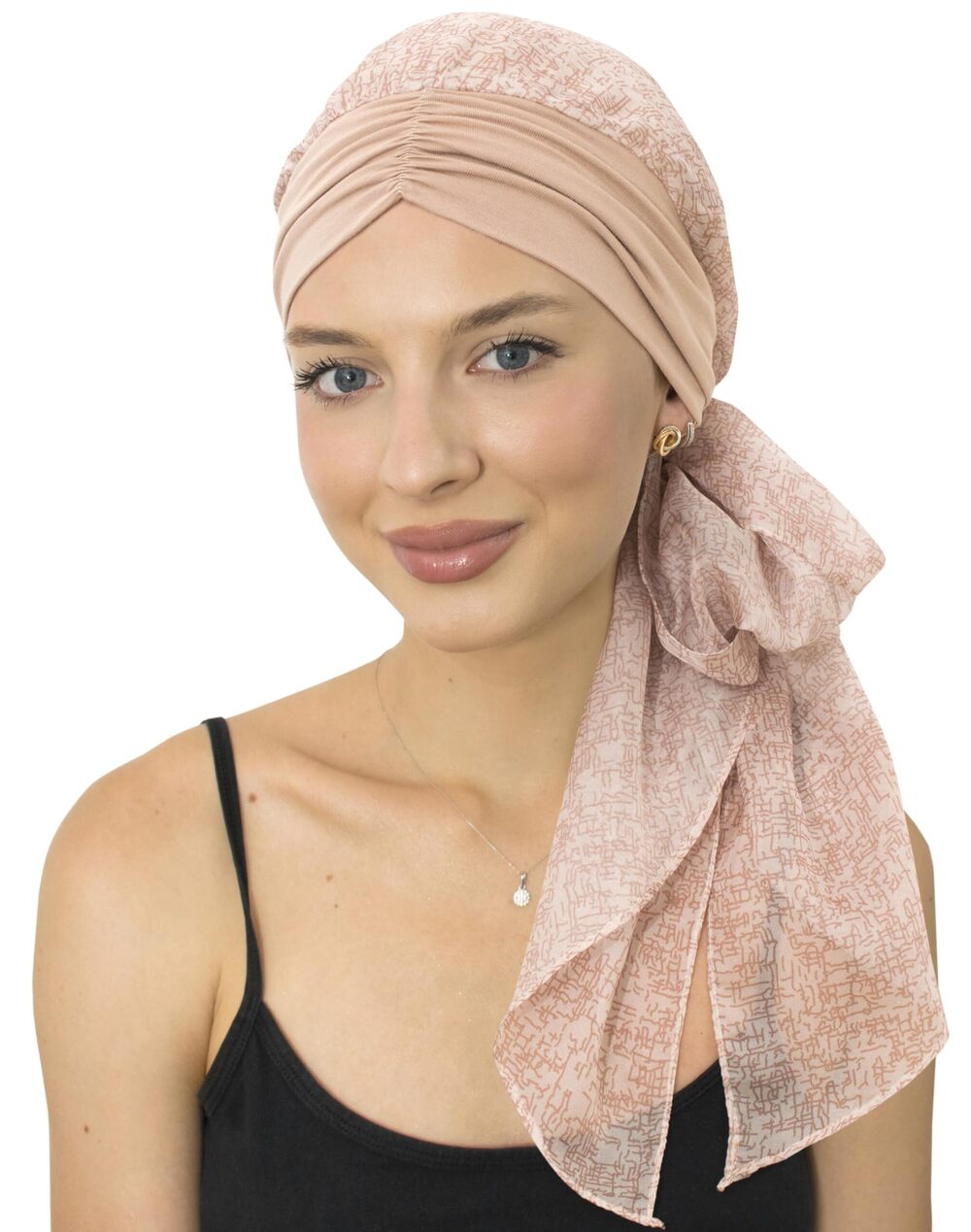 8861 Head Scarf Skull Cap Chemo Patients Headwear Cancer Hair Loss Scarf